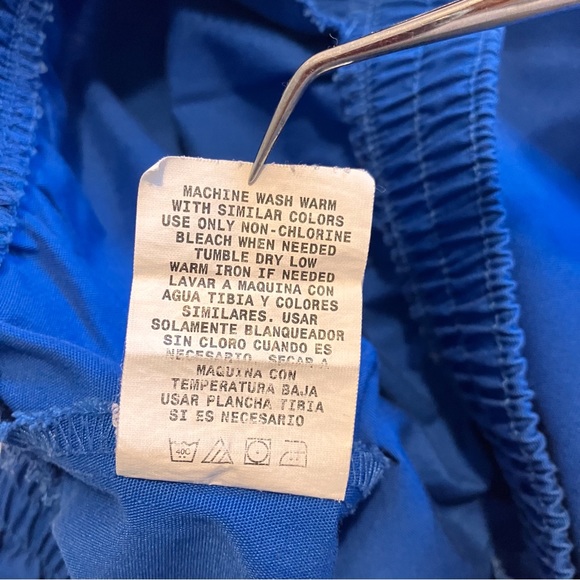 Cherokee workwear elastic waist scrub pants. Size L. Royal Blue - Picture 5 of 8